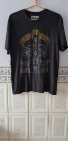 Футболки, майки Футболки, майки ^/--/^ Футболка &amp;quot;Guns N&amp;apos;Roses&amp;quot;   (38% cotton/50% polyester/12% viscose, L, Bangladesh) ^_^^^ Футболка &amp;quot;Guns N&amp;apos;Roses&amp;quot; (38% cotton/50% polyester/12% viscose, L, Bangladesh) - фото фото фото