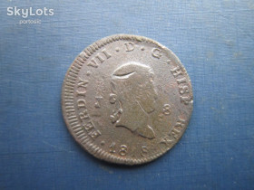 Іспанія Испания ^/--/^ Монета 8 мараведі Іспанія 1818 Фердінанд VII рідкісна ^_^^^ Монета 8 мараведи Испания 1818 Фердинанд VII редкая - фото фото фото