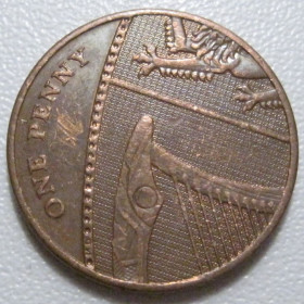 Єлизавета II (після ) Елизавета II (после ) ^/--/^ Велика Британія 1 пенні 2010 року 43250 ^_^^^ Великобритания 1 пенни 2010 года 43250 - фото фото фото