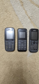 Nokia, Microsoft Nokia, Microsoft ^/--/^ Лот із трьох оригінальних кнопкових телефонів Nokia  (з кришками, без акумуляторів). ^_^^^ Лот из трех оригинальных кнопочных телефонов Nokia (с крышками, без аккумуляторов). - фото фото фото