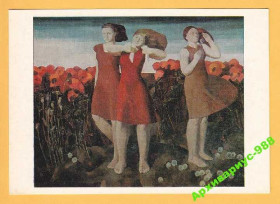 СРСР СССР ^/--/^ ФЛОРА 1974 Цветы Искусство Дизайн Одежда Худ.МУЗИС ^_^^^ 1974 Квіти Мистецтво Дизайн Одяг Худ.МУЗІС - фото фото фото