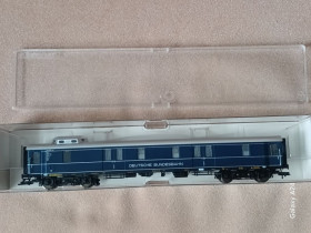H H ^/--/^ Fleischmann  5843 /--/ K  4-х осний  багажний вагон. Deutsche Bundesbahn  (DB) масштаб Н /--/ 0, 1:87 , 16,5 /--/ мм ^_^^^ Fleischmann 5843 /--/ K 4-х осный багажный вагон. Deutsche Bundesbahn (DB) - фото фото фото