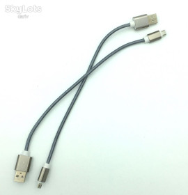 Кабелі Кабели ^/--/^ USB кабель / Дата кабель M-002 плетенный круглый 0,3 /--/ m Silver (тех. упаковка) ^_^^^ USB кабель / Дата кабель M-002 плетений круглий 0,3 /--/ m Silver (тих. упаковка) - фото фото фото
