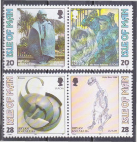 Великобританія Великобритания ^/--/^ Мэн о-в 1993 ЕВРОПА СОВРЕМЕННОЕ ИСКУССТВО ХХ ВЕК КАРТИНЫ СКУЛЬПТУРА КОМПОЗИЦИЯ АБСТРАКЦИЯ Mi.546-549** ^_^^^ Мен о-в 1993 ЄВРОПА СУЧАСНЕ МИСТЕЦТВО ХХ століття КАРТИНИ СКУЛЬПТУРА КОМПОЗИЦІЯ АБСТРАКЦІЯ Mi.546-549** - фото фото фото