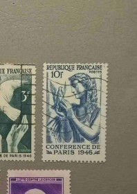 Франція Франция ^/--/^ Франция Фауна Птица 1946 ^_^^^ Франція Фауна Птаха 1946 - фото фото фото