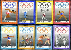 Спорт Спорт ^/--/^ Польша. Олимпиада  (серия)** 1969 г. ^_^^^ Польща. Олімпіада (серія)** 1969 р. - фото фото фото