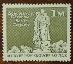 НДР, ФРН ГДР, ФРГ ^/--/^ ГДР Монумент советскому воину 1973 ^_^^^ НДР Монумент радянському воїну 1973 - фото фото фото