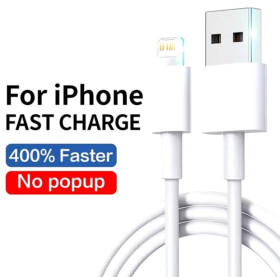Кабелі Кабели ^/--/^ Зарядной кабель для Apple iPhone, USB Type-A/Lightning (1 метр) ^_^^^ Зарядний кабель для Apple iPhone, USB Type-A/Lightning (1 метр) - фото фото фото