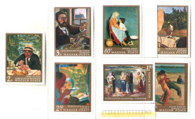 Угорщина Венгрия ^/--/^ ZM  Венгрия  1967 г  MNH - искусство ^_^^^ ZM Угорщина 1967 р MNH - мистецтво - фото фото фото