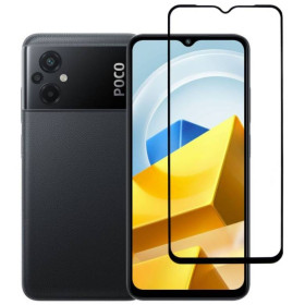 Чохли, бампера Чехлы, бампера ^/--/^ Захисне скло Fiji Premium для Xiaomi Poco M /--/ 5 повне проклеювання Anti-Static чорний ^_^^^ Защитное стекло Fiji Premium для Xiaomi Poco M /--/ 5 полное проклеивание Anti-Static черный - фото фото фото