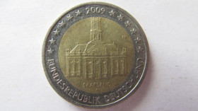 Сучасні c  року Современные c  года ^/--/^ 2 евро, 2009 г. Германия. Федеральные Земли Германии. ^_^^^ 2 євро, 2009 р Німеччина. Федеральні Землі Німеччини. - фото фото фото