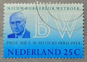 Бенілюкс Бенилюкс ^/--/^ Нидерланды 1970 г - Эдуард Мейерс  (Prof. Mr. E. M. Meijers, 1880–1954). Новый Гражданский кодекс ^_^^^ Нідерланди 1970 - Едуард Мейерс (Prof. Mr. E. M. Meijers, 1880-1954). Новий Цивільний кодекс - фото фото фото