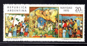 Мистецтво Искусство ^/--/^ Искусство .  Аргентина 1970 г  MNH - ^_^^^ Аргентина 1970 MNH - фото фото фото