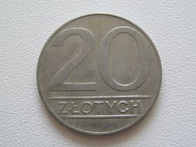 - року - года ^/--/^ Польша 20 злотых 1989 года #10442 ^_^^^ Польща 20 злотих 1989 #10442 - фото фото фото