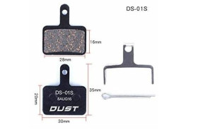 Гальмівна система Тормозная система ^/--/^ Гальмівні колодки DUST DS-01 /--/ S напівметал, disc, чорний (BRS-015) ^_^^^ Тормозные колодки DUST DS-01 /--/ S полуметал, disc, черный (BRS-015) - фото фото фото