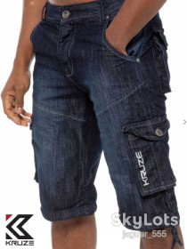 Шорти Шорты ^/--/^ Нові чоловічі джинсові шорти карго KRUZE JEANS - W /--/ 42  (Батал) з бірками! ^_^^^ Новые мужские джинсовые шорты карго KRUZE JEANS - W /--/ 42 (Батал) с бирками! - фото фото фото