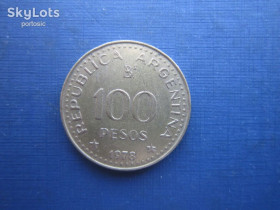 Аргентина Аргентина ^/--/^ Монета 100 песо Аргентина 1978 - фото фото фото