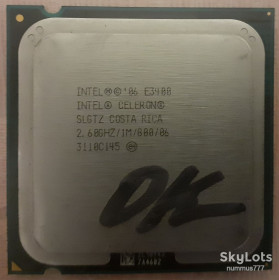 Процесори Процессоры ^/--/^ Процесор 775 сокет Intel Celeron E /--/ 3400, як новий SLGTZ 2.6 GHz rev.R /--/ 0 800 шина Тест ОК ^_^^^ Процессор 775 сокет Intel Celeron E /--/ 3400, как новый SLGTZ 2. 6 GHz rev. R /--/ 0 800 шина Тест ОК - фото фото фото