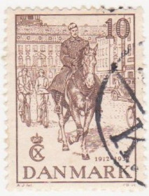 Балтійські країни Балтийские страны ^/--/^ Дания   1937 г. №  241  гашеная ^_^^^ Данія 1937 р. No 241 гашена - фото фото фото