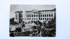 СРСР СССР ^/--/^ Открытое письмо СССР 1955 /--/ г. ЧЕРНОМОРСКОЕ ПОБЕРЕЖЬЕ КАВКАЗА. СОЧИ. САНАТОРИЙ им.ОРДЖОНИКИДЗЕ &amp;quo ^_^^^ Відкритий лист СРСР 1955 /--/ р. чорноморське переживання Кавказу. Сочі. Орджонікідзе &amp;quo - фото фото фото