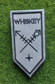 Інше Другое ^/--/^ Шеврон Підрозділ вогневої підтримки “Whiskey” № 3581 ^_^^^ Подразделение огневой поддержки "Whiskey" No 3581 - фото фото фото