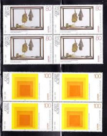НДР, ФРН ГДР, ФРГ ^/--/^ Германия   1993 г MNH - квартблоки ^_^^^ Німеччина 1993 MNH - квартблоки - фото фото фото