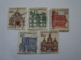 Інші країни Другие страны ^/--/^ ФРГ, Михель, Германия 2010, 454,455 /--/ а-457,461, Немецкие здания   (I). ^_^^^ ФРН, Міхель, Німеччина 2010, 454,455 /--/ а-457,461, Німецькі будівлі (I). - фото фото фото