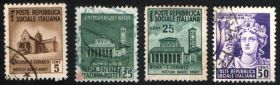 Італія, Ватикан Италия, Ватикан ^/--/^ Италия. Социальная республика (1944) Архитектура ^_^^^ Італія. Соціальна республіка (1944) Архітектура - фото фото фото