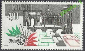 Інші країни Другие страны ^/--/^ Монако 1985 филвыставка 1 /--/ м. ^_^^^ Монако 1985 філвиставка 1 /--/ м. - фото фото фото