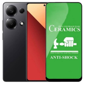 Чохли, бампера Чехлы, бампера ^/--/^ Захисне скло-плівка Fiji Ceramics для Xiaomi Redmi Note 14 /--/ S повна проклейка чорний ^_^^^ Защитное стекло-пленка Fiji Ceramics для Xiaomi Redmi Note 14 /--/ S полная проклейка черный - фото фото фото