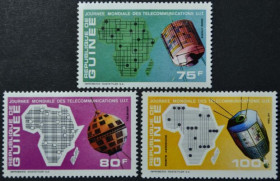 Інше Другое ^/--/^ Гвинея Космос Телекоммуникации ITU UIT 1972 ^_^^^ Гвінея Космос Телекомунікації ITU UIT 1972 - фото фото фото