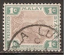 Інші країни Другие страны ^/--/^ Малайская федерация 1904 Sc.26 гаш. ^_^^^ Малайська федерація 1904 Sc.26 гаш. - фото фото фото
