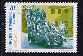 Малі Держави Європи Малые Государства Европы ^/--/^ Андорра  1998 г - MNH - ИСКУССТВО ^_^^^ Андорра 1998 — MNH — мистецтво - фото фото фото