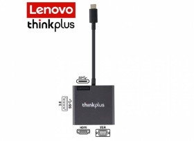 Кабелі та перехідники Кабели и переходники ^/--/^ Док-станция Lenovo USB Type-C 4 /--/ в /--/ 1 USB /--/ 3.0 HDMI VGA Type-C PD 65 /--/ W ^_^^^ Док-станція Lenovo USB Type-C 4 /--/ в /--/ 1 USB /--/ 3.0 HDMI VGA Type-C PD 65 /--/ W - фото фото фото