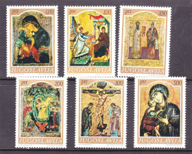 Балканський півострів Балканский полуостров ^/--/^ Югославия  1968 г MNH - искусство ^_^^^ Югославія 1968 MNH - мистецтво - фото фото фото