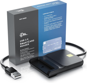 Інша техніка Другая техника ^/--/^ USB Smart Card Reader   (зчитувач смарт-карт і чіп-карток) від бренду CSL *81235 ^_^^^ USB Smart Card Reader (считыватель смарт-карт и чип-карт) от бренда CSL*81235 - фото фото фото