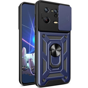 Чохли, бампера Чехлы, бампера ^/--/^ Чохол Fiji Camera Defence для Xiaomi 13 Pro бампер із захистом камери та підставкою Dark Blue ^_^^^ Чехол Fiji Camera Defence для Xiaomi 13 Pro бампер с защитой камеры и подставкой Dark Blue - фото фото фото