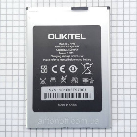 Акумулятори Аккумуляторы ^/--/^ Акумулятор Oukitel U /--/ 7 Pro для телефона оригінал з розборки ^_^^^ Аккумулятор Oukitel U /--/ 7 Pro для телефона оригинал из разборки - фото фото фото
