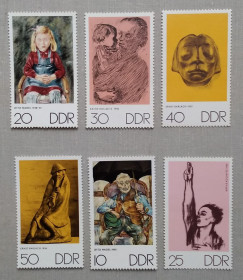 Мистецтво Искусство ^/--/^ ГДР 1970 г -  Немецкое искусство. Живопись, негаш ^_^^^ НДР 1970 - Німецьке мистецтво. Живопис, негаш - фото фото фото