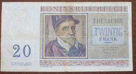 Бенілюкс Бенилюкс ^/--/^ Бельгия Бельгія 20 франків 1956 ^_^^^ Бельгия Бельгия 20 франков 1956 - фото фото фото