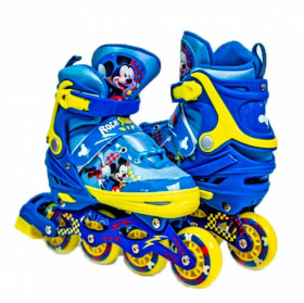 Дитячі ролики та скейти Детские ролики и скейты ^/--/^ Ролики детские Disney Mickey  34-38 Все колеса светятся ^_^^^ Ролики дитячі Disney Mickey 34-38 Всі колеса світяться - фото фото фото