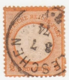 Німеччина до  року Германия до  года ^/--/^ Германия  ( империя) 1872 г. №  18 гашеная ^_^^^ Німеччина (імперія) 1872 р. No 18 гашена - фото фото фото