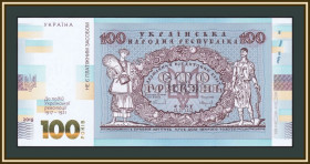 Загальнодержавні випуски Общегосударственные выпуски ^/--/^ Украина 100 гривен 2018 UNC  (сувенирная банкнота; в буклете) ^_^^^ Україна 100 гривень 2018 UNC (сувенірна банкнота; в буклеті) - фото фото фото