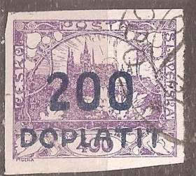 Чехословаччина Чехословакия ^/--/^ Чехословакия 1922 Sc.J /--/ 19 used ^_^^^ Чехословаччина 1922 Sc.J /--/ 19 used - фото фото фото