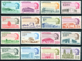 Великобританія Великобритания ^/--/^ БРИТАНСКИЕ КОЛОНИИ. 1966. КОРОЛЕВА ЕЛИЗАВЕТА II. АНТИГУА. ПОЛНАЯ. 55 ФУНТ. MNH ^_^^^ Британські колонії. 1966. Королева Єлизавета II. Антигуа. Повна. 55 ФУНТ. MNH - фото фото фото