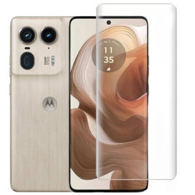 Чохли, бампера Чехлы, бампера ^/--/^ Захисне скло Fiji Curved UV для Motorola Edge 50 Ultra анти-відбитки (з клеєм та УФ лампой) Clear ^_^^^ Защитное стекло Fiji Curved UV для Motorola Edge 50 Ultra анти-отпечатки (с клеем и УФ лампой) Clear - фото фото фото