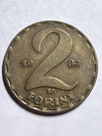 Угорщина Венгрия ^/--/^ Венгрия 2 форинта 1983 ^_^^^ Угорщина 2 форинта 1983 - фото фото фото
