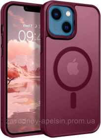 Чохли, бампера Чехлы, бампера ^/--/^ IPhone 15 Чехол матовый Магнит TPU+PC (бордовый) ^_^^^ IPhone 15 Чехол матовий Магніт TPU+PC (бордовий) - фото фото фото