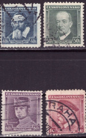 Чехословаччина Чехословакия ^/--/^ Чехословакия. Личности   (серия) 1936 г. ^_^^^ Чехословаччина. Особистості (серія) 1936 - фото фото фото