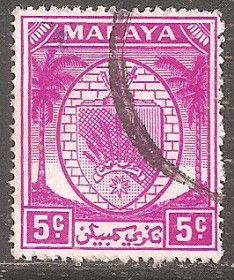 Малайзія Малайзия ^/--/^ Бр.Малайя       (Негри Сембилан) 1952 Sc.42 гаш. ^_^^^ Бр.Малайя (Негрі Сембілан) 1952 Sc.42 гаш. - фото фото фото